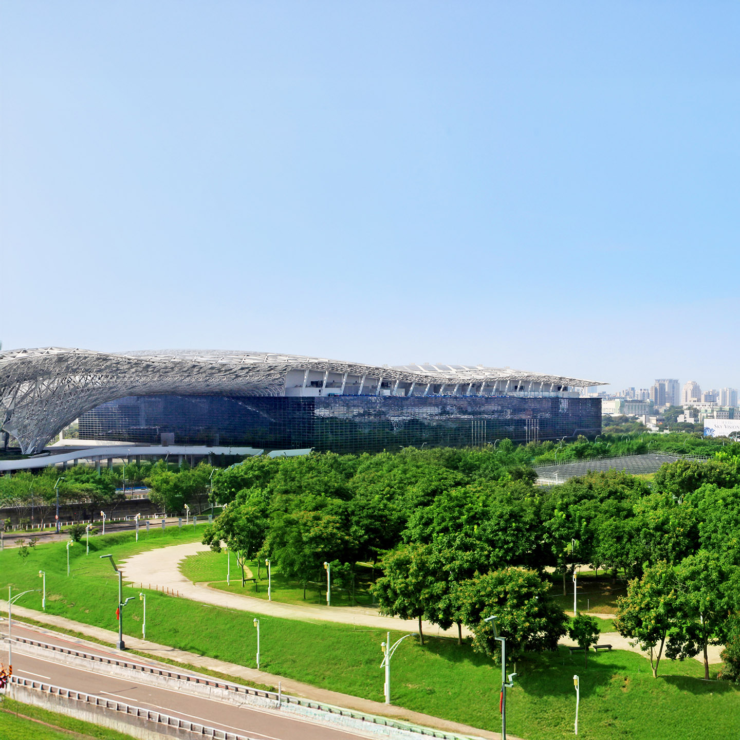 水湳經貿園區實景拍攝經電腦修飾