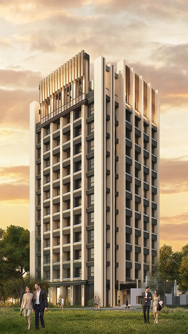 立面3D透視圖，實際以施工為準